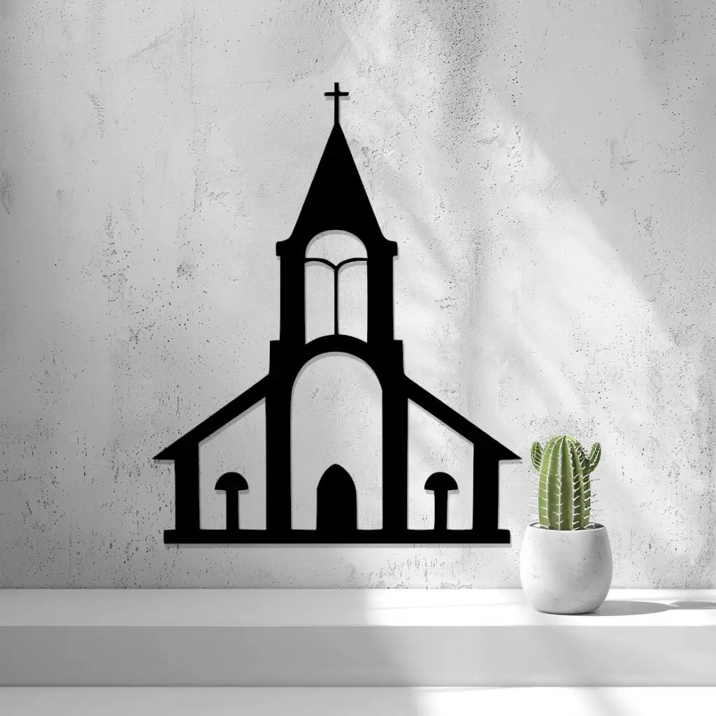 Art mural d'église en 2D ( Par 2D Arts)