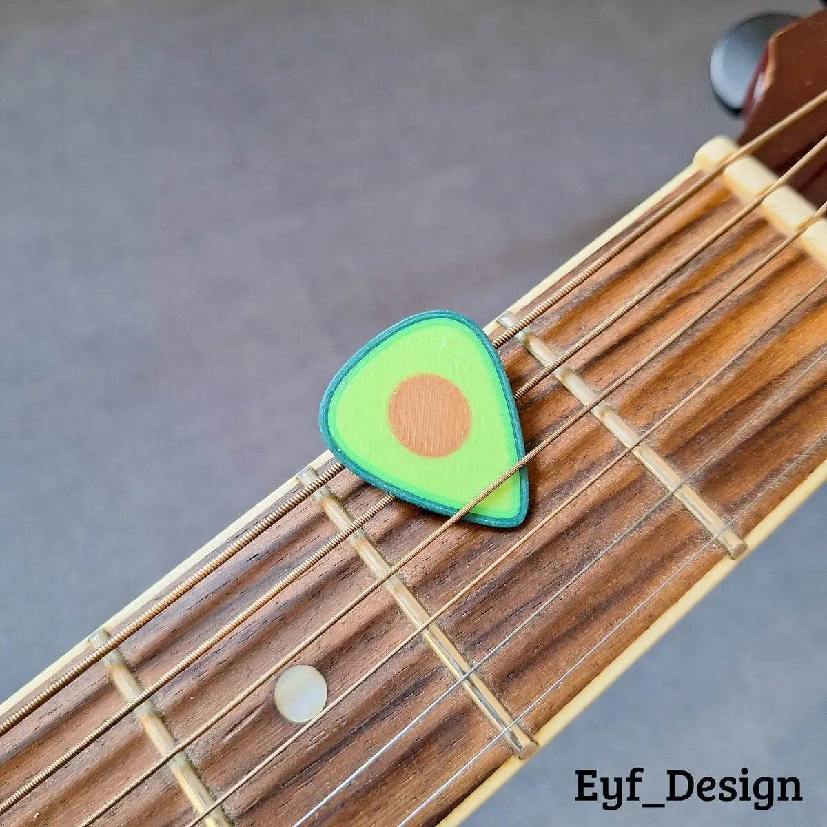 Lot de 3 - Médiators amusants pour guitare : Avocat (By Eyf_Design)