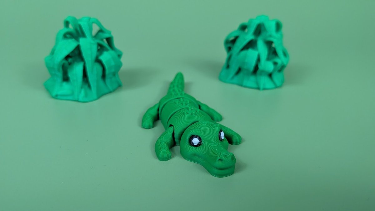 Crocodile - Porte-clés articulé (By : Biocraftlab )