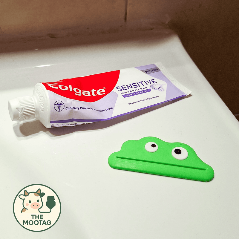 Presse-dentifrice Monster - Vert ( Par Moo Tag )