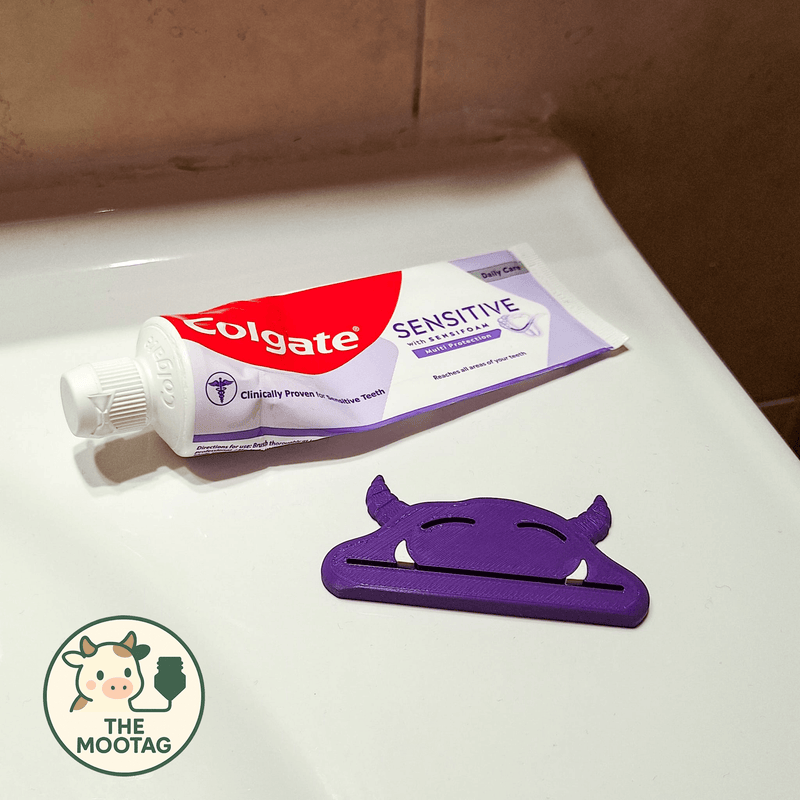 Presse-dentifrice Monster - Violet ( Par Moo Tag )