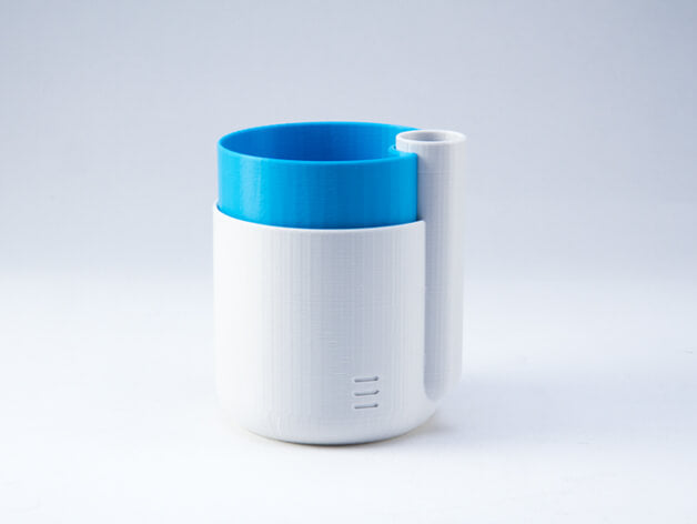Pot auto-arrosant "Large" (par Bonstic)