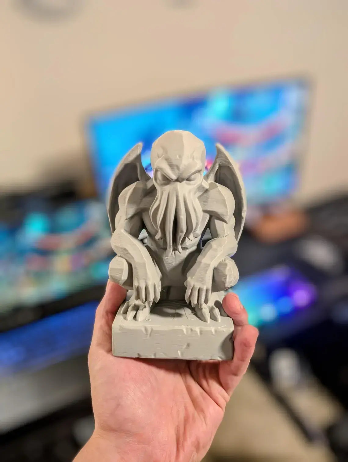 Idole de Cthulhu – Statue relique antique ( Par Deadmoon Designs )