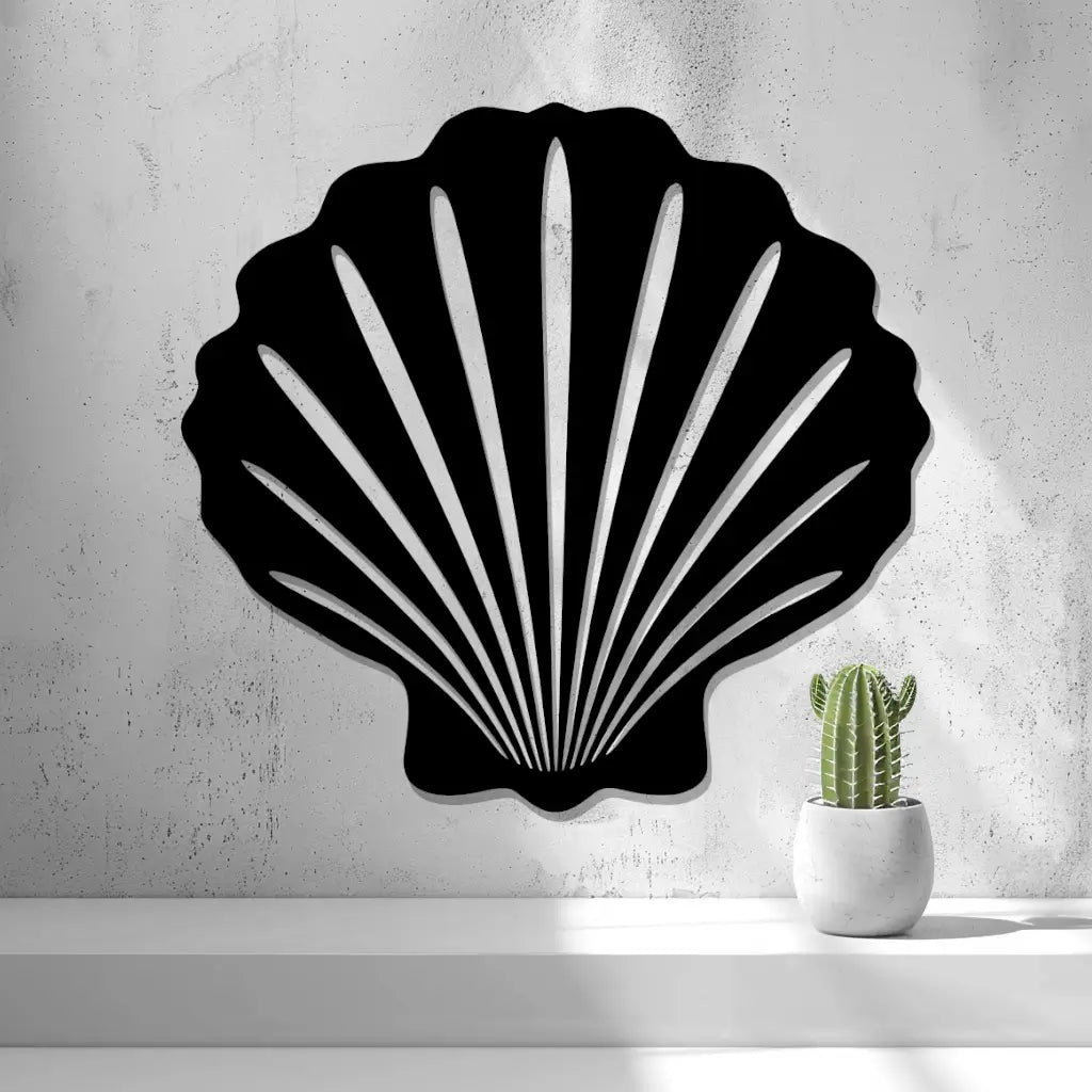 Décoration murale en coquillage 2D (by 2d Arts)