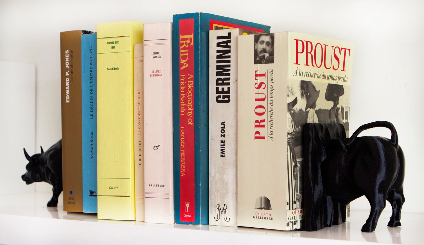 Serre-livres Taureau "Le Puissant"