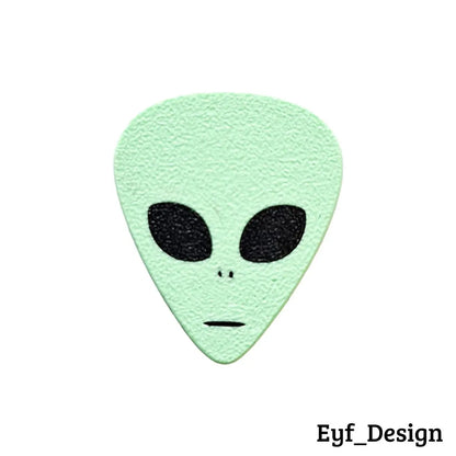 Lot de 3 Médiator de guitare - Alien (By : Eyf_Design)