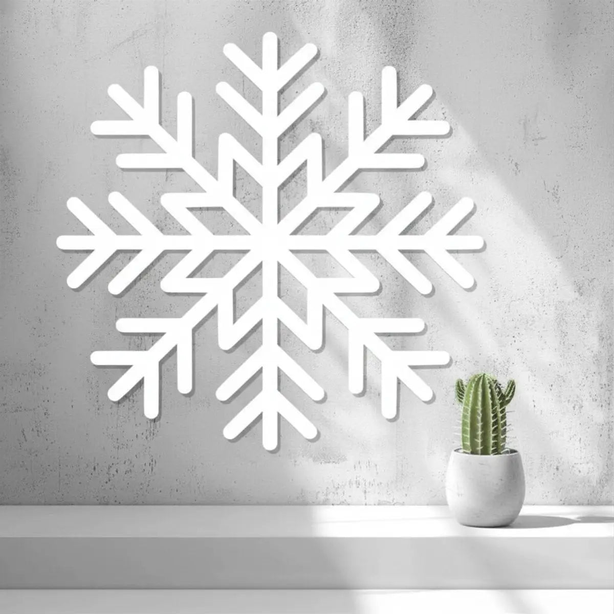 Décoration murale/de fenêtre Flocon de neige 2D (By 2D Arts)