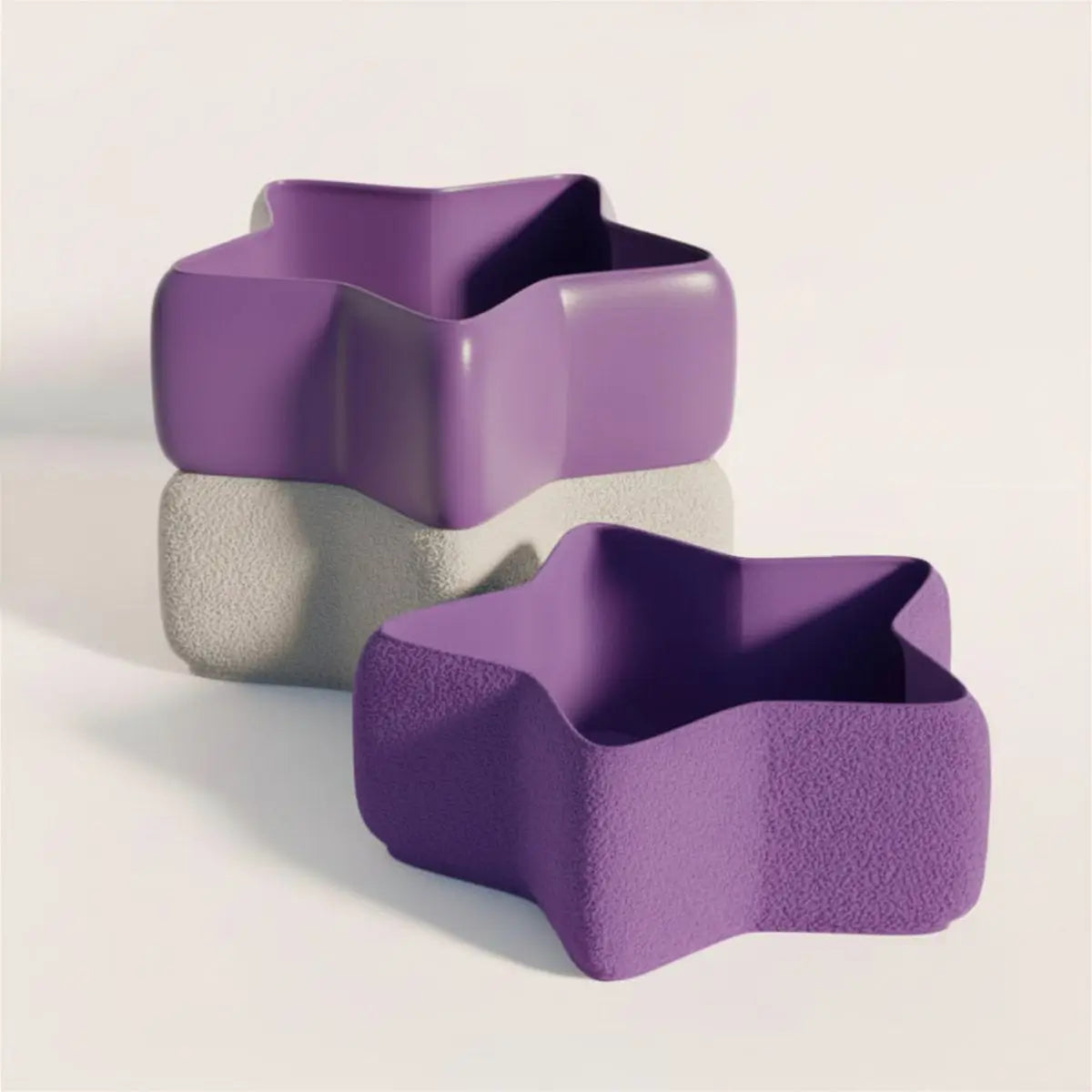 Lot de 3 Plateau Étoile Heureuse (By Three Happy D)