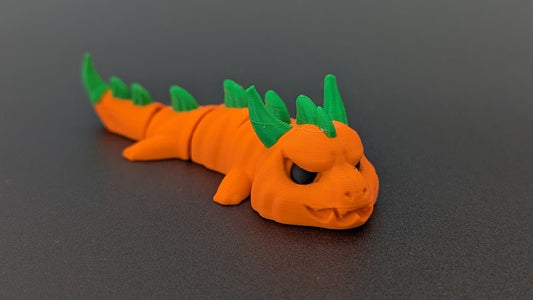 Porte-clés articulé Dragon Citrouille (By Biocraftlab)