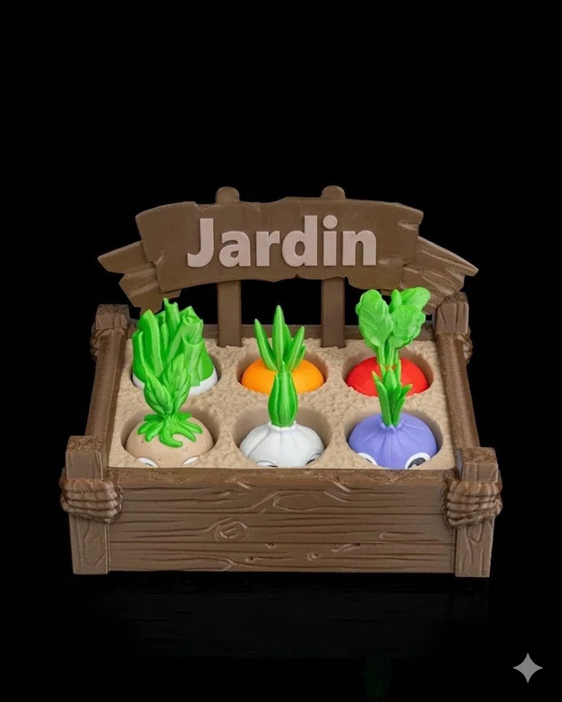 Présentoir "Jardin" - (Sprouts) (SANS FIGURINE)! - Bonstic